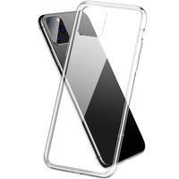 Libobo 6D Tempered Glass Back Cover Case Protective Shell Compatible with iPhone 11/Pro/Pro Max (iphone11)