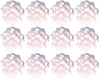 The Gift Wrap Company  Decorative Confetti Gift Bows, Medium, White, pack of 12