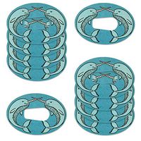 ExpressionMed - Adhesive Patch for Dexcom g6 (10-Pack) - Pre-Cut, Waterproof, Non-Fraying CGM Tape (Narwhal)