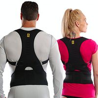 Agon® Thoracic Back Brace Posture Corrector - Magnetic Support for Back Neck Shoulder Upper Back Pain Relief Perfect Product for Cervical Spine Fully Adjustable with Magnets (Large/X-Large)