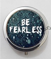 BlackKey Be Fearless 3-Compartment Decorative Pocket Gift Box Case Organizer for Pill, Color 1 -722