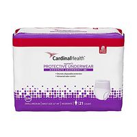 Cardinal Health UFMOD-SM Women's Moderate Absorbency Protective Underwear, Small/Medium Fits 23"-44" Waist (84), 84 Count Case Pack