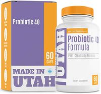 Probiotics Daily Tummy Care Formula - with 40 Billion Proactive Organisms of The 4 Best Probiotic Bacteria, for Digestive Health & Immune Support, 60 Capsules