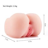 Overize Big Female Ašš Ḿale Ḿãštùrbátǒr Hip Lengthened Channels for Men Enjoy Pure Pleasure Lifelike Novelty Adult Toys for Men Multiple Ways Wait You to Have Fun Wonderful Relax Toy