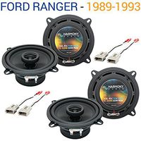 Compatible with Ford Ranger 1989-1993 Factory Speaker Replacement Harmony (2) R5 Package New