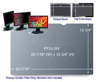3M PF24.0W Black Frameless Privacy Filter for Desktop 24" Widescreen Monitor (16:10) (161357)