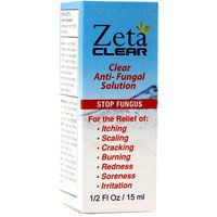 ZetaClear Nail Fungus Topical Treatment Solution - Remove Toenail Fungus, Nail Fungus Relief & Easy to Use, Promote Healthy Clear Appearing Nails - 3 Pack (3 Month Supply)