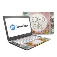 Boho Girl Protector Skin Sticker Compatible with HP Chromebook 14 - Ultra Thin Protective Vinyl Decal Wrap Cover