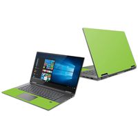 Mightyskins Skin Compatible with Lenovo Yoga 730 15" (2018) - Solid Lime Green | Protective, Durable, and Unique Vinyl Decal Wrap Cover | Easy to Apply, Remove, and Change Styles | Made in The USA