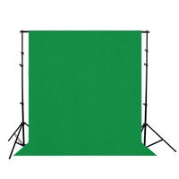 Green 6 x 9FT/1.8 x 2.8M Opaque Photo Backdrop Camera Photography Background Cloth Wrinkle Resistant for Portrait Photo Studio Video Shooting (Stand Not Included)