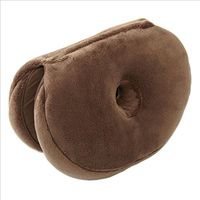 Memory Cotton Cushion Hip Posture Cushion Comfort Soft Bottom Office Car Fold Easy To Clean Non-Slip Cushion , Brown