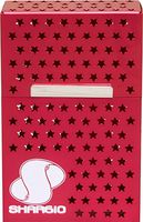 Multi Color Top Flip Magnetic Open Plastic Cigarette Case Pack Holders Kings (Metallic Red)