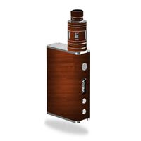 Decal Sticker Skin WRAP Wooden Solid Dark Brown Color Background for Smok Micro ONE Kit