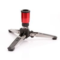 FocusFoto Mini Tripod Feet Three Legs Support Stand Base 3/8 for Monopod Benro Manfrotto