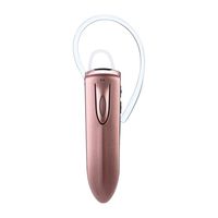 Wireless Bluetooth Headset, FIN86 Mini Bluetooth Single Wireless Earphone with Microphone Noise Canceling Hands-free In-ear Car Headphone for iOS Android Smart Phone Headset (Rose Gold)