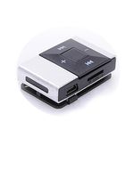 Kanzd Portable Mini USB Clip Digital Mp3 Music Player Support 8GB SD TF Card (A)