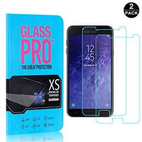 Bear Village Screen Protector for Galaxy J7 Duo, Bubble Free, 9H Scratch Resistant HD Tempered Glass Screen Protector Film for Samsung Galaxy J7 Duo, 2 Pack