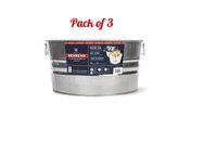 Behrens 2GS 15 Gallon Round Galvanized Steel Tub (Pack of 3)