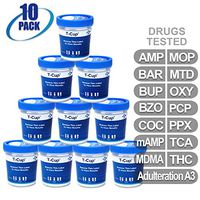 MiCare [10pk] - 14-Panel Multi Drug Test Cup (AMP/BAR/BUP/BZO/COC/mAMP/MDMA/MOP/MTD/OXY/PCP/PPX/TCA/THC with A3) #MI-TDOA-1145A3