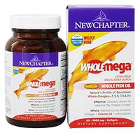 New Chapter Wholemega 1000mg, 60 softgels (2 Pack) [Health and Beauty]