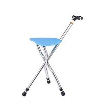 RES&DZ Folding Cane Seat Walking Stick Portable Fishing Rest Stool Light Adjustable