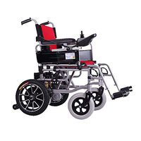 Jia Jia Wheelchair Electric Wheelchair, Foldable Nursing Four-Wheel Electric Scooter, Elderly Disabled Automatic Wheelchair Size: 115 * 66 * 88cm !!! (Edition : Lead-Acid Batteries 12A)