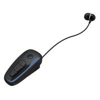 Bluetooth Wireless Earphone, Easy Control Bluetooth Headphone Motion Telescopic Vibration Voice Signal Bluetooth Headset Alert Wear Clip Earphone for iPhone Xs Max/iPhone XR/iPhone Xs