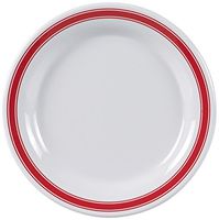 Yanco HS-109 Houston Round Plate, 9" Diameter, Melamine, Pack of 24