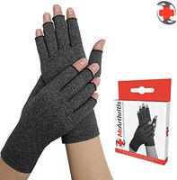 Mr Arthritis Doctor Developed Compression Arthritis Gloves - Doctor Written Handbook Included: Relieve Arthritis Symptoms, Raynauds Disease & Carpal Tunnel (Large)
