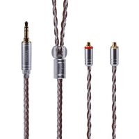 MMCX Earphone Audio Cable Yinyoo 16 Core Silver Plated 4.4mm Cable Earbuds Headphone Replacement Cable for TIN Audio T2 T3 T2 PRO KBEAR F1 Yinyoo PRO HQ5 HQ6 Shure SE215 SE535 UE900(mmcx 3.5mm)