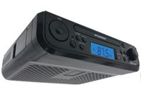 Sylvania SKCR2713 Under Counter CD Player with Radio and Bluetooth, Black
