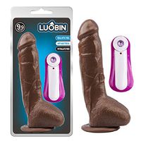 Labibing Relax Massage Wand Realistic Vǐbrator 10 -Speed Silicone Massage Wand Waterproof Powerful Motor Vibrating Pleasure Toy Silicone Pleasure Toy Labibing (Color : Brown)