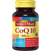 Nature Made Nature Made Coq10 200mg (25% More Free), 100 Count
