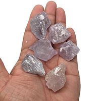 86.8 Grams, 6pcs, Natural Gemmy Rough Lavender Pink Kunzite Crystal from Kunar, Afghanistan, Kun42