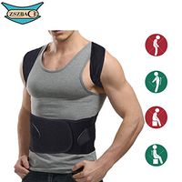 ZSZBACE Back Brace Support Belt - Helps Men & Women Relieve Lower Back Pain with Sciatica, Scoliosis, Herniated Disc or Degenerative Disc Disease (L:Waist Length fits 35.4-41.3", Black)