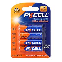 4 Pcs 1.5V AA E91 AM3 MN1500 LR6 Alkaline Battery