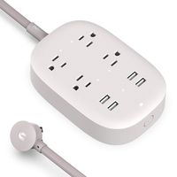 Smart Power Strip, Nooie WiFi Surge Protector, Voice Control with Alexa Google Home, 4 AC Smart Outlets 4 USB Charging Ports with 3.28ft Extension Power Cord, Individual Control,No Hub Required