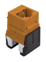 Legrand - On-Q WP346AOR Cat 6A Quick Connect RJ45 Keystone Insert, Orange