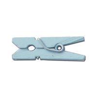 LWR CRAFTS Wooden Mini Clothespins 100 Per Pack 1" 2.5cm (Light Blue)