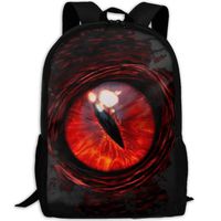 Popular Boys Daypack Backpacks for Big Student Red Mysterious Dragon Eye