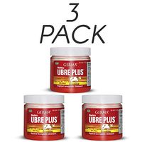 Germa Manteca Ubre Plus. Natural Topical Analgesic Ointment. Red. Fast Relief for Minor Aches, Pains and Strains. Red. 3 Oz. Pack of 3