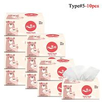 NAIZEA 3-10 pcs Toilet Paper, Napkin Paper Essential Multifold Paper Towels, Bath Tissue Family Roll Paper Ultra-Soft Tissue, Professional Series Premium Soft 3 4 5 Ply Standard for Household (10)