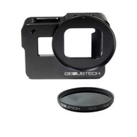 Genustech Genus Cage for GoPro HERO5, HERO6, and HERO7 Black with ND 0.9 (ND8) 52mm 3 Stop Neutral Density Filter