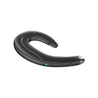LOadSEcr Noise Cancelling Headphones Bone Conduction Ear Hook Bluetooth 5.0 HiFi Stereo Wireless Earphone Headset - Black