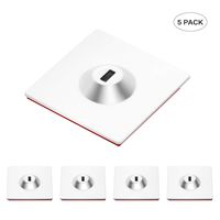 Easycosy Anchor Plate Adhesive - Security Cable Kit Adhesive Security Plate Security Slot Lock Plate for IPhone Smart Phone, MacBook Pad Ipad, Kindle,Projactor,Other Electronic Products, Tablet-5 Pack