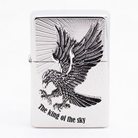 Zippo King of The Sky Sl Lighter/Genuine Authentic/Original Packing (6 Flints Set Free Gift)