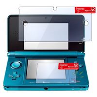 Everydaysource 2-in-1 Clear Reusable Screen Protector LCD Film Cover Compatible With Nintendo 3DS