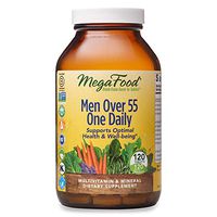 MegaFood, Men Over 55 One Daily, Supports Optimal Health and Wellbeing, Multivitamin and Mineral Dietary Supplement, Vegetarian, 120 tablets (120 servings)