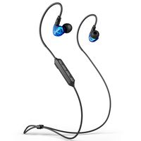 ROVKING Ear Buds Wireless Headphones 5.0 10H Play Bluetooth Headset with Mic, IPX5 Sweatproof Sport Earbuds for Running Gym Workout, Bass Stereo Over Ear in Ear Earphones for Cell Phones Laptop Blue