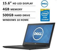 2016 Dell Inspiron i3542-0000blk 15.6" High Performance Laptop, Intel Celeron Dual-Core Processor 2957U, 4GB, 500GB, HD LED-backlit Display, WiFi, HDMI, Bluetooth